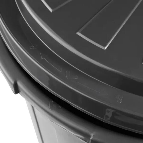 keeeper 1021482600000 Mülleimer 50 l Rund Kunststoff Graphit, 4 image