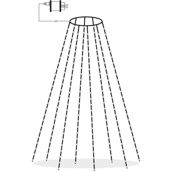 Star Trading Dew Drop Micro Leichte Dekorationskette 160 Glühbirne(n) LED 3,2 W, 3 image