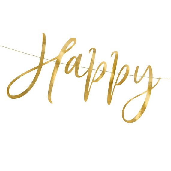 PartyDeco Happy New Year Girlande, 2 image