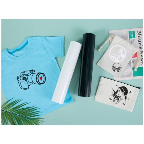 LOKLiK SG-HTV-0743-US-L-B2B Hitzetransfervinyl Hitzebeständige Vinylrolle Glattes wärmeübertragendes Vinyl, 5 image
