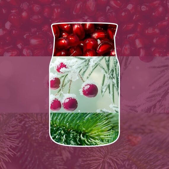 Yankee Candle Sparkling Winterberry Signature Small Jar 8.4 cm, 3 image