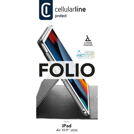 Cellularline Folio Pro - iPad Air 11" (M4) (M3) (M2) / iPad Air 10.9" (5th gen) (4th gen) / iPad Pro 11" (1st gen), 2 image