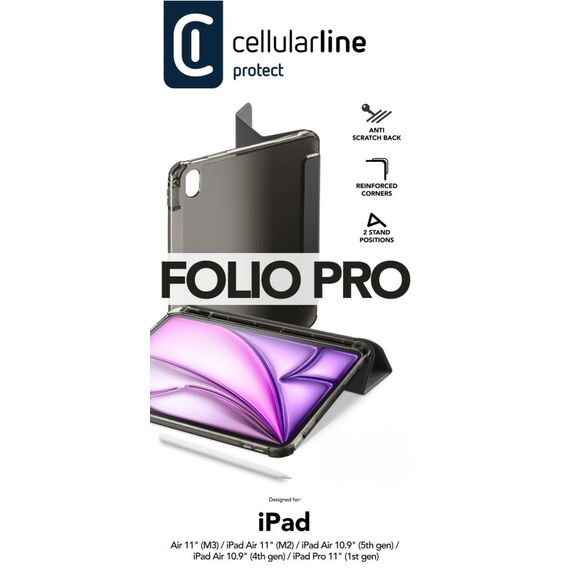 Cellularline Folio Pro - iPad Air 11" (M4) (M3) (M2) / iPad Air 10.9" (5th gen) (4th gen) / iPad Pro 11" (1st gen), 8 image