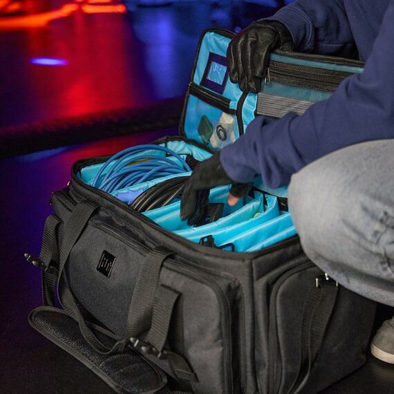 adam hall KCABLEBAGPRO Kabel-Organizer Universal Kabeltasche Blau 1 Stück(e), 4 image