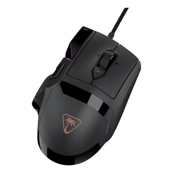 Turtle Beach Command Series MC3 Wired Gaming-Maus - optischer Owl-Eye-Sensor mit 30.000 DPI, 4D-Scrollrad, 1.000-Hz-Abtastrate, Titan Optical Switches, RGB-Beleuchtung