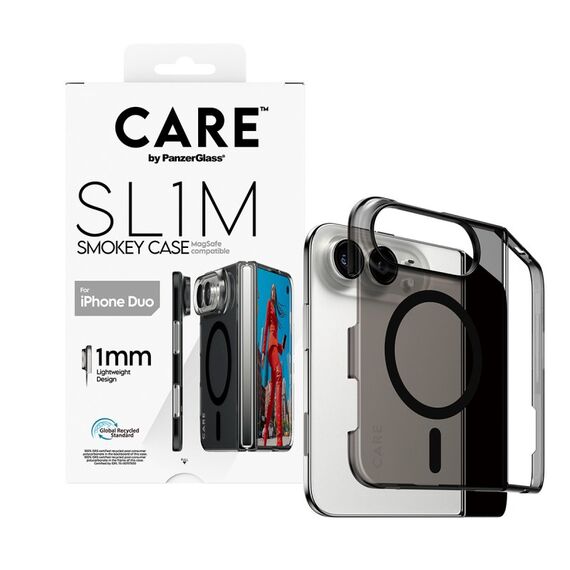 PanzerGlass CARE™ by ® SL1M Case Smokey m. Schwarz MagSafe iPhone Duo, 5 image