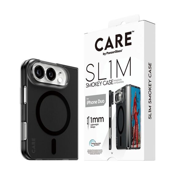 PanzerGlass CARE™ by ® SL1M Case Smokey m. Schwarz MagSafe iPhone Duo, 6 image