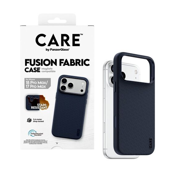 PanzerGlass CARE™ by ® Fusion Fabric Case Blau m. MagSafe iPhone 18 Pro Max | 17 Pro Max, 3 image