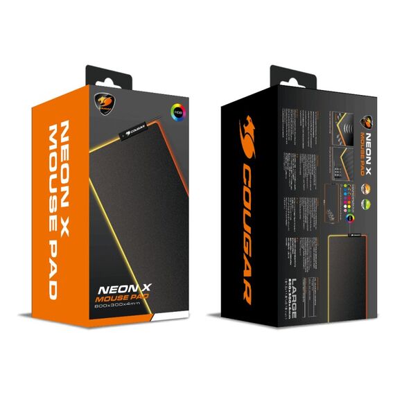 COUGAR CGR-NEON-X Mauspad Gaming-Mauspad Schwarz, 4 image