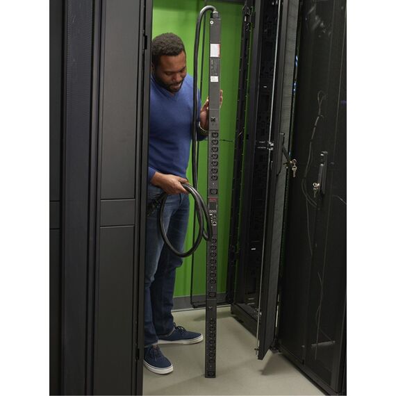 APC APDU9959EU3 Stromverteilereinheit (PDU) 24 AC-Ausgänge 0U Schwarz, 2 image