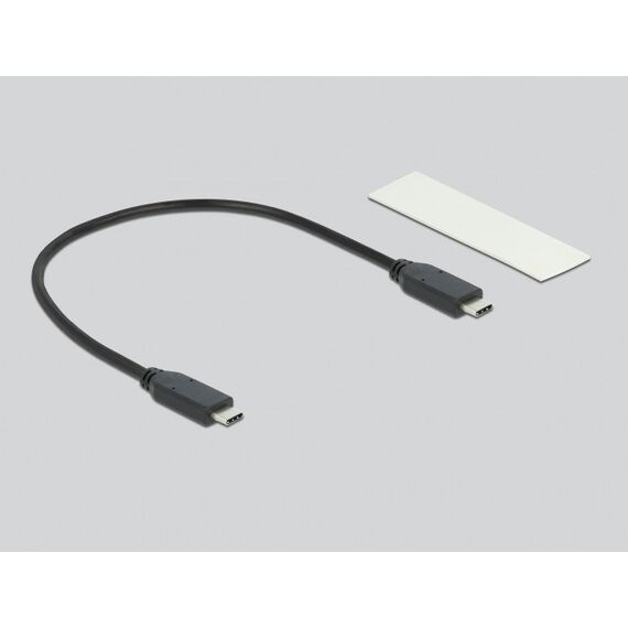 DeLOCK Externes Gehäuse für M.2 NVMe PCIe SSD mit SuperSpeed USB 20 Gbps (USB 3.2 Gen 2x2) USB Type-C Buchse - werkzeugfrei, 2 image