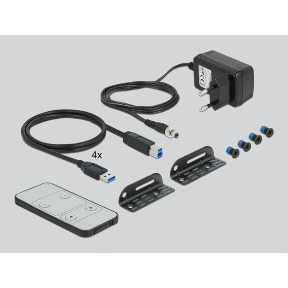 DeLOCK DisplayPort 1.4 KVM Switch 8K 30 Hz mit USB 3.0 und Audio, 2 image