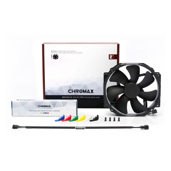 Noctua NF-A15 HS-PWM chromax.black.swap Computergehäuse Ventilator Schwarz, 2 image