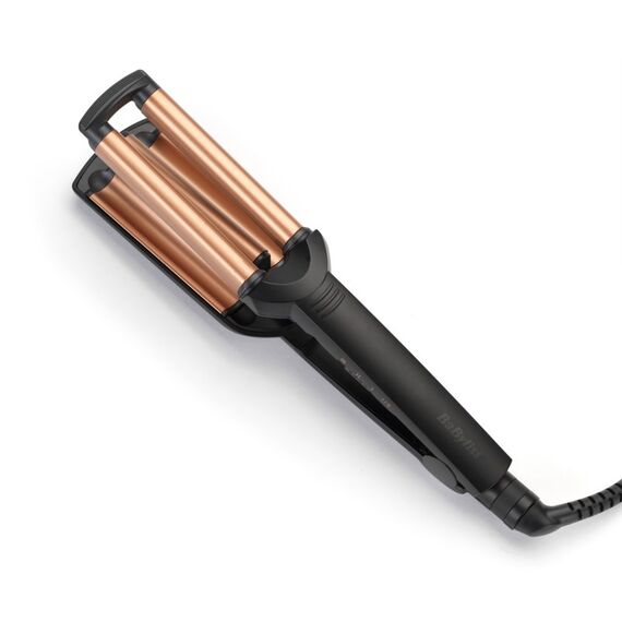 BaByliss Deep Waves Lockenstab Warm Schwarz, Orange 2,5 m, 3 image