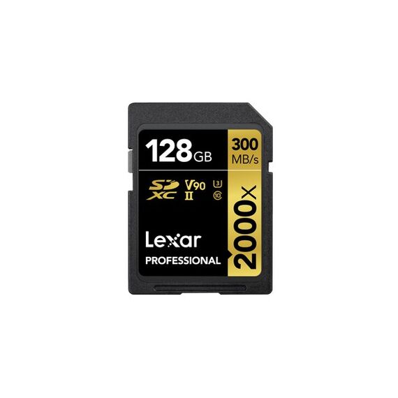 Lexar 2000x 128 GB SDHC Klasse 10, Kapazität: 128 GB