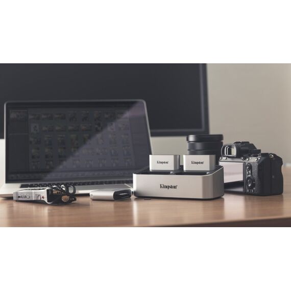 Kingston Technology USB 3.2 Gen1 Workflow Dual-Slot microSDHC/SDXC UHS-II Speicherkartenlesegerät mit 2 Steckplätzen, 4 image