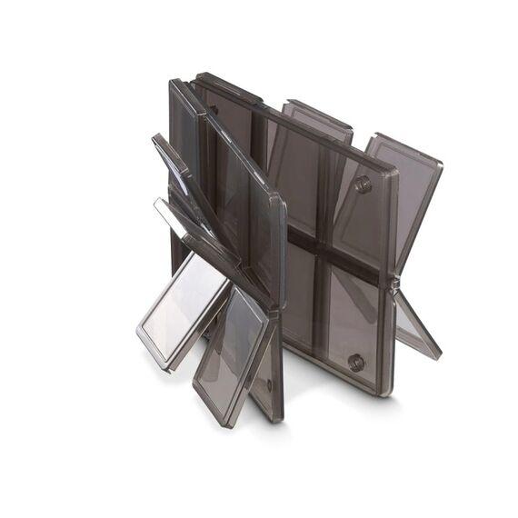 Hama 00095990 Speicherkarte-Gehäuse 12 Karten Polypropylen (PP) Schwarz, Transparent, 4 image