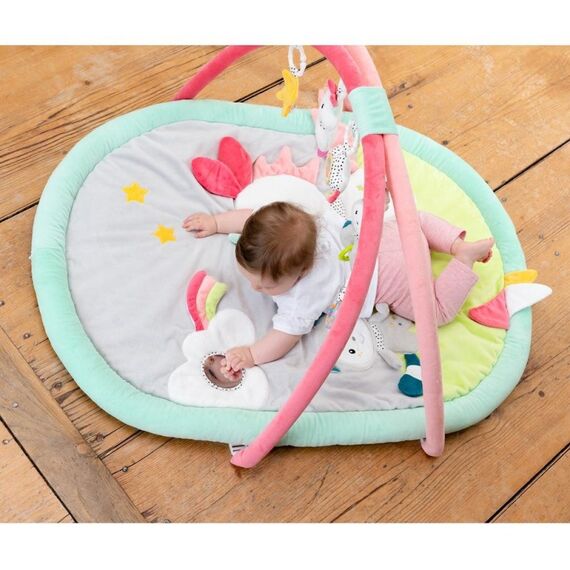 Fehn 057010 Baby Erlebnisdecke & Spielmatte Stoff, Plüsch, Polyester, Samt Mehrfarbig Baby-Turnhalle, 4 image