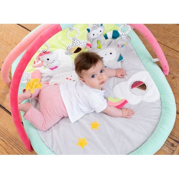 Fehn 057010 Baby Erlebnisdecke & Spielmatte Stoff, Plüsch, Polyester, Samt Mehrfarbig Baby-Turnhalle, 6 image