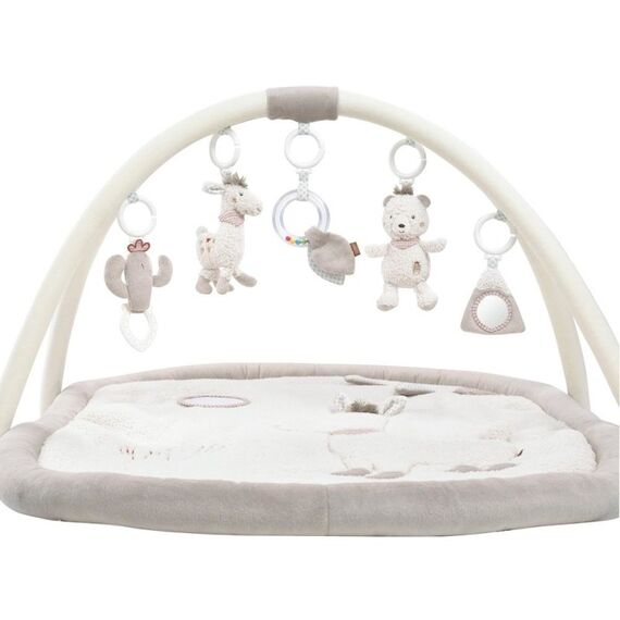 Fehn 058017 Baby Erlebnisdecke & Spielmatte Trikot, Plüsch, Polyester, Samt Mehrfarbig Baby-Turnhalle, 2 image