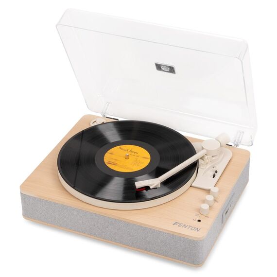 Fenton RP162S Audio-Plattenspieler mit Riemenantrieb Holz, 4 image