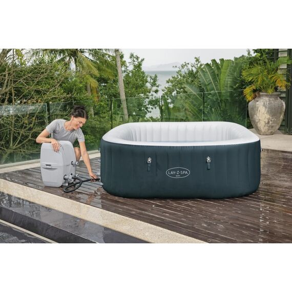 Bestway Lay-Z-Spa 6002U Whirlpool/Jacuzzi 778 l 6 Person(en) Quadratisch Schwarz, Weiß, 11 image