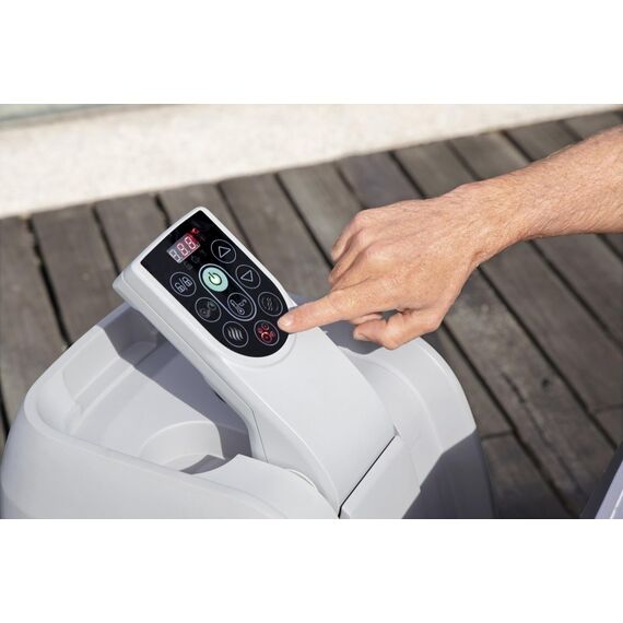 Bestway Lay-Z-Spa 6002U Whirlpool/Jacuzzi 778 l 6 Person(en) Quadratisch Schwarz, Weiß, 22 image