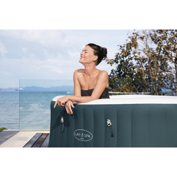 Bestway Lay-Z-Spa 6002U Whirlpool/Jacuzzi 778 l 6 Person(en) Quadratisch Schwarz, Weiß, 26 image