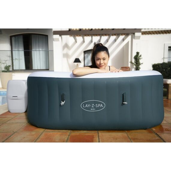 Bestway Lay-Z-Spa 6002U Whirlpool/Jacuzzi 778 l 6 Person(en) Quadratisch Schwarz, Weiß, 37 image