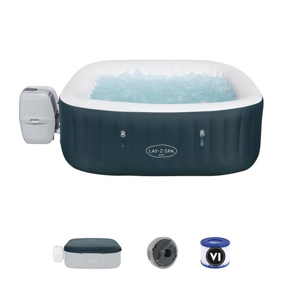 Bestway Lay-Z-Spa 6002U Whirlpool/Jacuzzi 778 l 6 Person(en) Quadratisch Schwarz, Weiß, 5 image