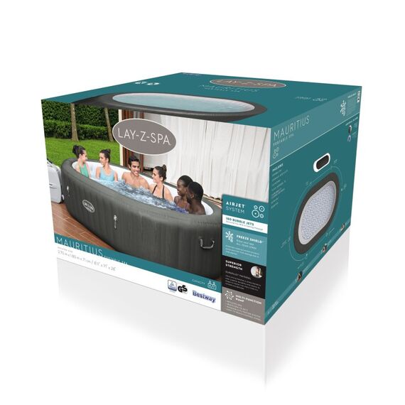 Bestway 60067 Whirlpool/Jacuzzi 4 Person(en) Rund Grau, 8 image