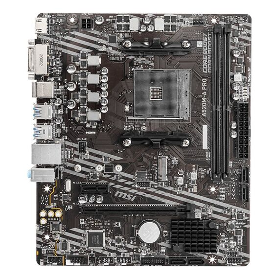 MSI A520M-A PRO Motherboard AMD A520 Sockel AM4 micro ATX, 2 image