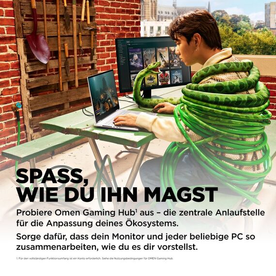 HP OMEN by 23,8 Zoll FHD 165 Hz Gaming-Monitor – OMEN 24, 5 image