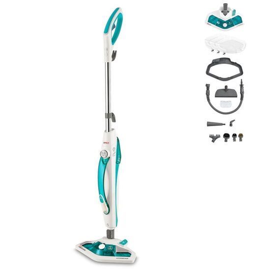 Polti Vaporetto SV450_Double Dampfmopp 0,3 l 1500 W Türkis, Weiß, 3 image