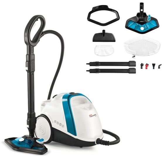 Polti Vaporetto Smart 100_B Zylinder-Dampfreiniger 1500 W Blau, Weiß, 3 image