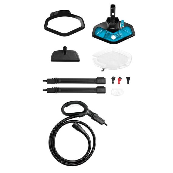 Polti Vaporetto Smart 100_B Zylinder-Dampfreiniger 1500 W Blau, Weiß, 4 image
