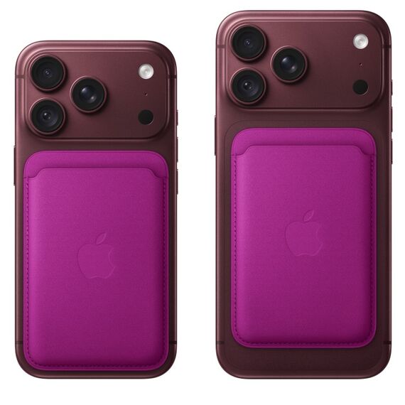 Apple iPhone Feingewebe Wallet mit MagSafe – Burgunder, Farbe: Burgund, 2 image