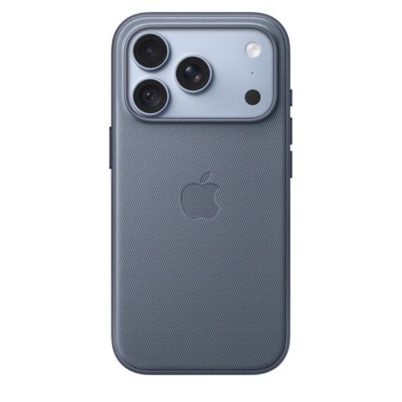 Apple iPhone 18 Pro Funktionsgewebe Case mit MagSafe – Chambrayblau, Farbe: Blau