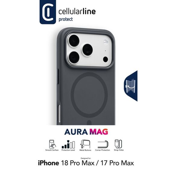 Cellularline AURA MAG - IPHONE 17 PRO MAX / 18 PRO MAX, Farbe: Schwarz, 5 image