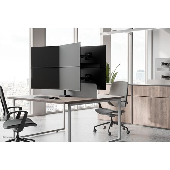 Neomounts DS60-600BL2-2 Quadruple-Monitorarm für vier Bildschirme 10-32", 12 image