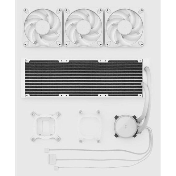 Fractal Design Radius 360 RGB White Prozessor All-in-One-Flüssigkeitskühler 12 cm Weiß 1 Stück(e), 5 image