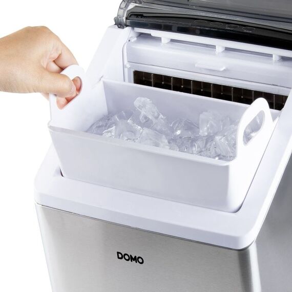 Domo DO9301IB Eingebauter/freistehender Eiswürfelbereiter 20 kg/24h 135 W Edelstahl, 12 image