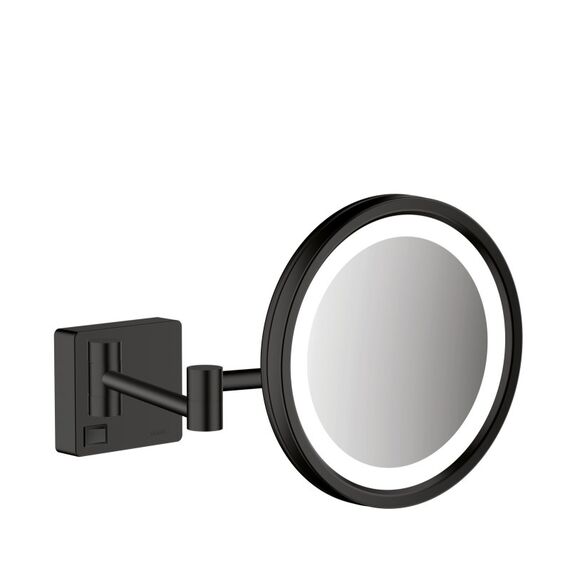 Hansgrohe 41790670 Wandspiegel Rund Schwarz