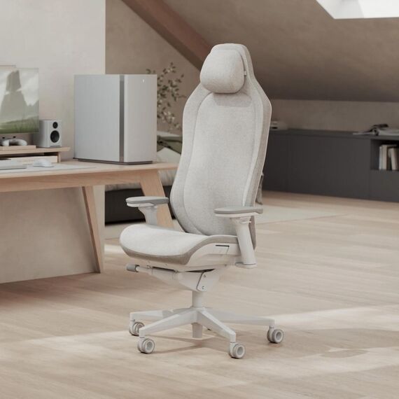 Fractal Design Refine 2 Fabric Light PC-Gamingstuhl Gepolsterter, ausgestopfter Sitz Grau, 3 image