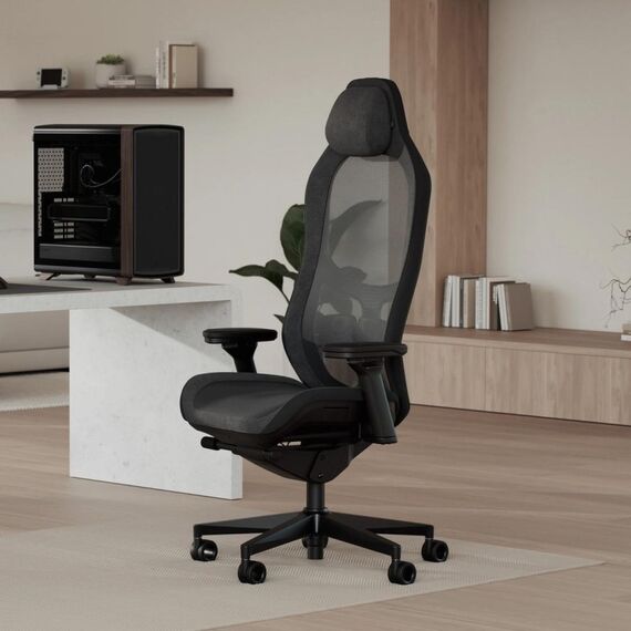 Fractal Design Refine 2 Mesh Dark PC-Gamingstuhl Gepolsterter, ausgestopfter Sitz Schwarz, 2 image