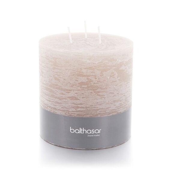 Balthasar 085294.852 Wachskerze Zylinder Graubraun