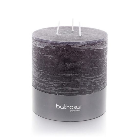 Balthasar 085294.927 Wachskerze Zylinder Dunkles Grau