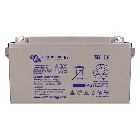 Victron Energy BAT412121084 Haushaltsbatterie Wiederaufladbarer Akku