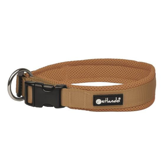 Petlando MC-307756 Hunde- /Katzenhalsband Braun XS Hund Standardkragen