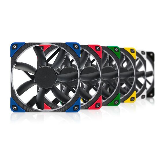 Noctua NF-S12A PWM chromax.black.swap Computergehäuse Ventilator 12 cm Schwarz 1 Stück(e), 2 image